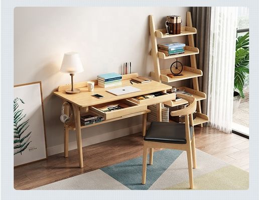 Customized Wood Computer Desk with Eco-friendly Surface Material Durable