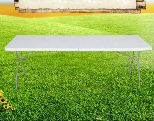 Outdoor Popular HDPE Plastic Foldable Picnic Dining Table with Modern Design Style