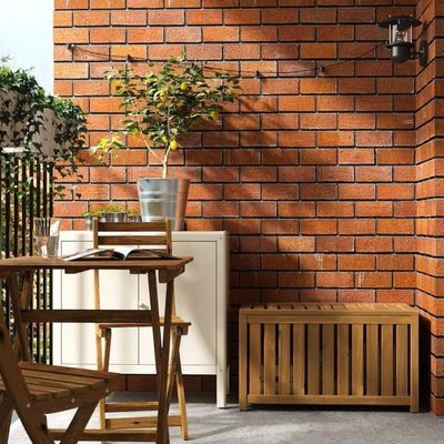 Customization Wooden Outdoor/Indoor Storage Bench Large Storage Deck Box Garden Shed