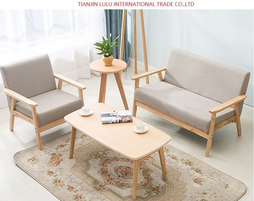 Wooden Sofa for Living Room Sectional Style and OEM Acceptance Included in Design