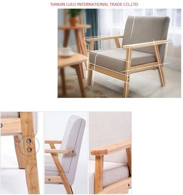 Wooden Sofa for Living Room Sectional Style and OEM Acceptance Included in Design