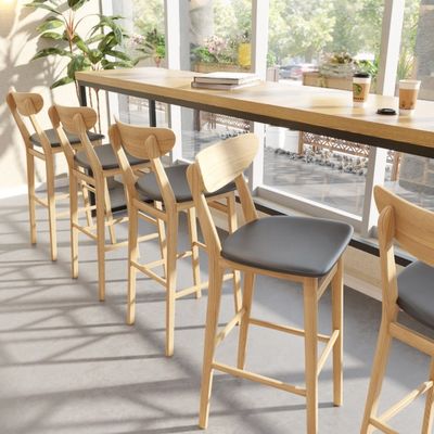 Bar Furniture Mail Packing Y High Chair for Solid Wood Bar Counter