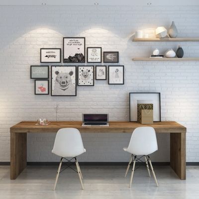 Modern Design Solid Wood Computer Desk and Conference Table for Collaborative Work