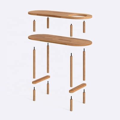 Console Sofa Solid Wood Nature Console Table for Bathroom Entrance Table Hallway and Home Furniture