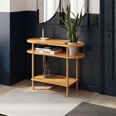 Specific CONSOLE TABLE Solid Wood Nature Table for Customization Home Entrance Bathroom Sofa Hallway