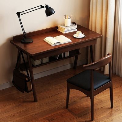 Wooden Nordic Art Assurance Customized Practical Study Desk Laptop Table for Home Office