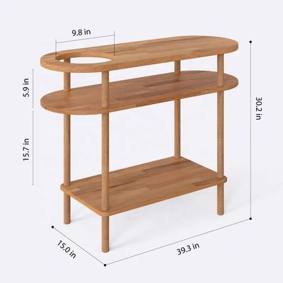 Specific CONSOLE TABLE Solid Wood Nature Table for Customization Home Entrance Bathroom Sofa Hallway