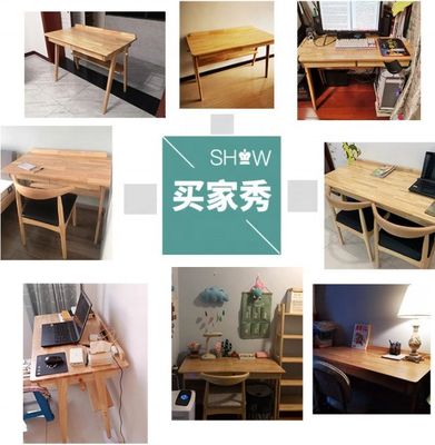 Wooden Nordic Art Assurance Customized Practical Study Desk Laptop Table for Home Office