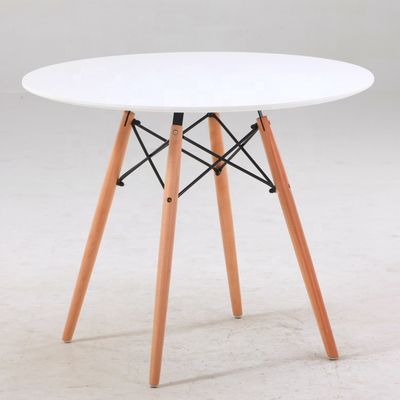 NO Folded Assurance Customized Practical Professional Square Dinning Table with Solid Wood Leg Coffee Table Mail Packing