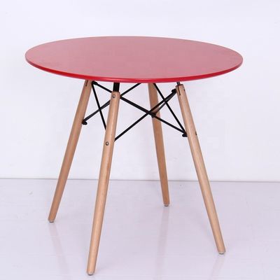 NO Folded Assurance Customized Practical Professional Square Dinning Table with Solid Wood Leg Coffee Table Mail Packing