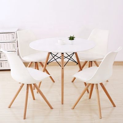 NO Folded Assurance Customized Practical Professional Square Dinning Table with Solid Wood Leg Coffee Table Mail Packing
