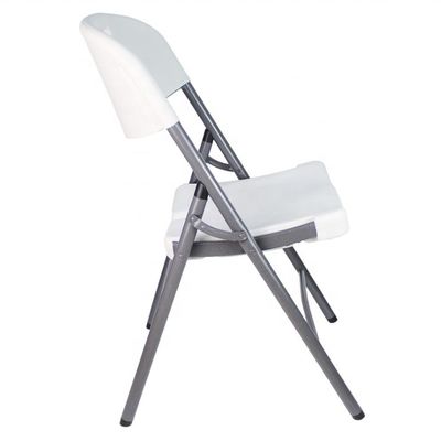 Lightweight HDPE Foldable Chair for Wedding Events Portable Plastic Metal Folding Chair