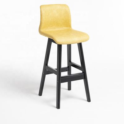 Exquisite Workmanship Kitchen Bar Chairs with High Chairs Bar Stool and Customized Design in Black Color