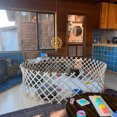 Upgrade Your Living Room with Our Sturdy and Eco-Friendly Large Baby Solid Wood Foldable Playpen