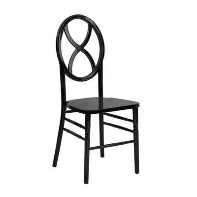NO Folded Solid Wood Material Stackable Banquet Chairs for Hotel Furniture Round Back Chiavari Design