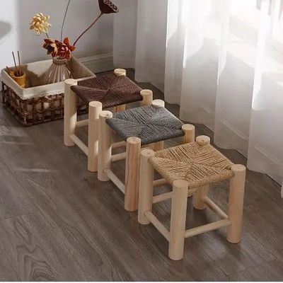 Add a Touch of Elegance to Your Living and Dining Room with Modern Nordic Solid Wood Stool