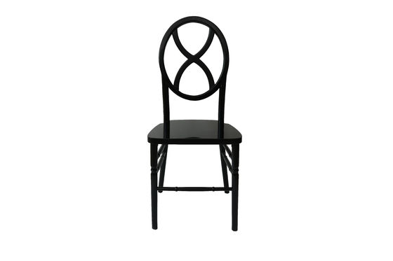 NO Folded Solid Wood Material Stackable Banquet Chairs for Hotel Furniture Round Back Chiavari Design