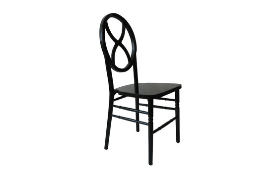 NO Folded Solid Wood Material Stackable Banquet Chairs for Hotel Furniture Round Back Chiavari Design