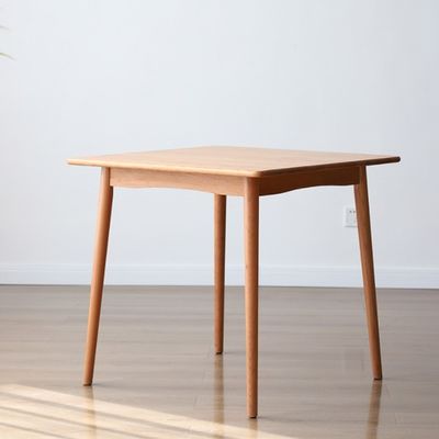 Latest Customized Exquisite Workmanship Solid Wood Dinning Table 120*60*75cm in Rectangular Shape