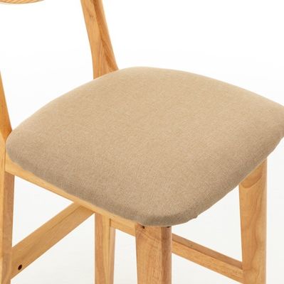 Contemporary Design Style Wooden Bar Chair Stools for High Table in Living Room