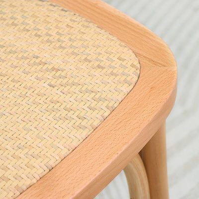 Professional Stackable X Back Rattan Dining Chair French Accent Wood Chair for Wedding Event Party in Customized Colors