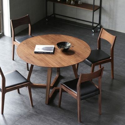 Modern Dining Room Furniture 2021 Economy Wood Dinning Table with Customized Practical Design and Features