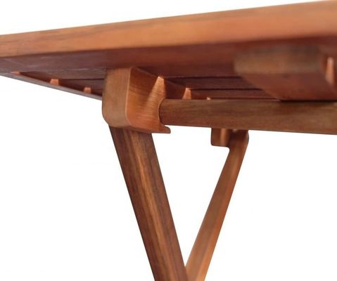 Small Folding Garden Table Side Patio Outdoor Coffee Tea Drinks Teak Wood Picnic Table