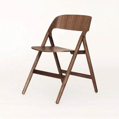 Outdoor Banquet Chair Solid Wood Modern Folding Chair for Living/Dining in Restaurant/Wedding Room