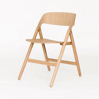 Outdoor Banquet Chair Solid Wood Modern Folding Chair for Living/Dining in Restaurant/Wedding Room
