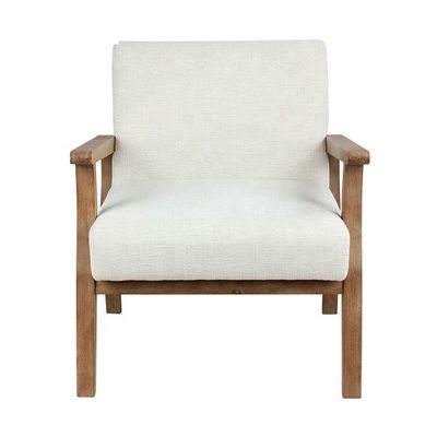 Solid Wood Leg Leisure Chair for Latest Customized Exquisite Workmanship Livingroom Arm Chair