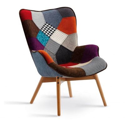 General Mail Packing Home Furniture Customized Practical Economy Leisure Livingroom Chair with Wood Leg Study Chair