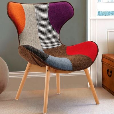 General Mail Packing Home Furniture Customized Practical Economy Leisure Livingroom Chair with Wood Leg Study Chair