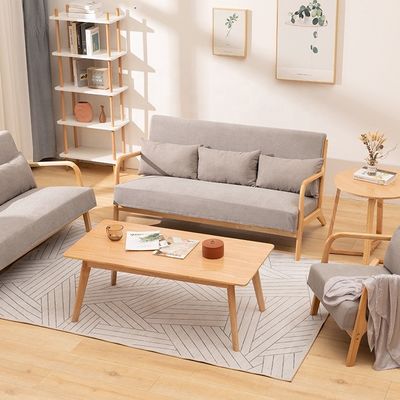 Living Room Furniture Latest Customized Exquisite Workmanship Sectional Sofa with Wood Leg Wood Leg Living Room Sofa Set