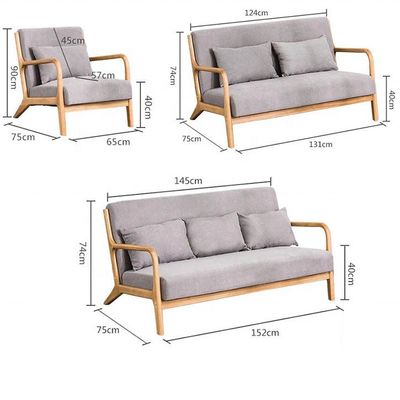 Living Room Furniture Latest Customized Exquisite Workmanship Sectional Sofa with Wood Leg Wood Leg Living Room Sofa Set