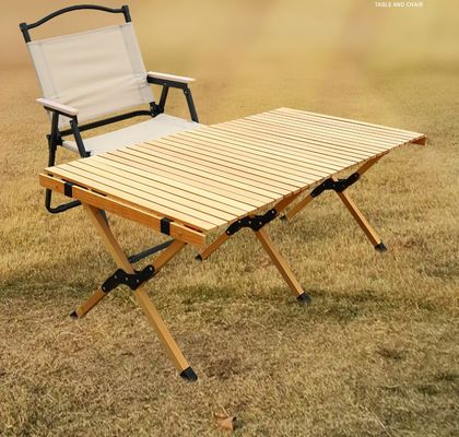 Natural Wood Dining Room Furniture Modern Designs Folding Set of Solid Farm Tables and Chairs for Special Events