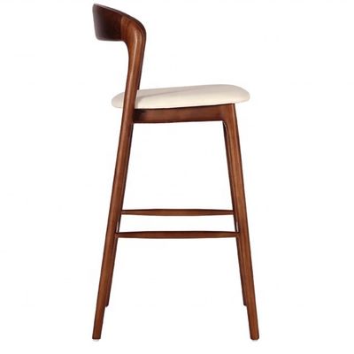 Commercial Furniture High Chair Bar Stool for Modern Hotel and Restaurant Wood Barstool Furniture