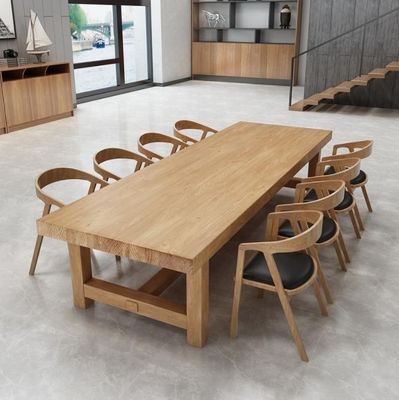 Dining Room Furniture Nordic Art Solid Wood Dining Table/Restaurant Table with Modern Design Style