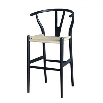 High Counter Bar Stool Chair With PU Leather Seat For Leisure Facilities Weight Limit 250kg With Leisure Facilities