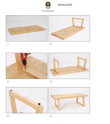 Office Building Nordic Art Assurance Customized Solid Wood Dining Table for Professional and Modern Design
