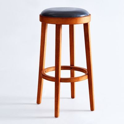 Specific Bar Chair Newest Design Wood Modern Upholstered Round High Chairs for Classical Design