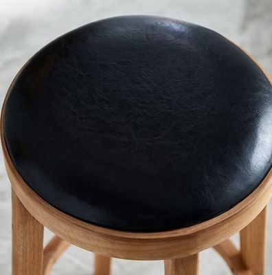 Specific Bar Chair Newest Design Wood Modern Upholstered Round High Chairs for Classical Design