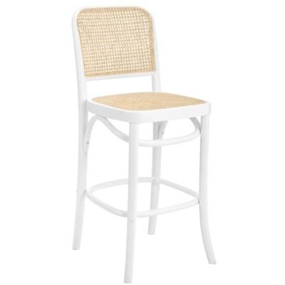 Commercial Furniture Wooden Counter Stool with Natural Frame and NO Folded Design