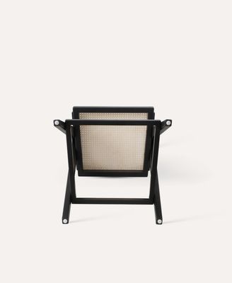 Upgrade Your Home Bar with Bar Chair featuring Solid Wood Frame and Rattan Armrest