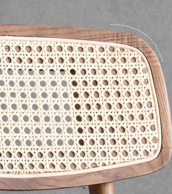 General Modern Nordic Design Solid Ash Wood Rattan Dining Chair for Home Furniture