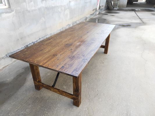 Outdoor Wedding Event Rental Wood Banquet Folding Table for DINING TABLE Style Needs Folded Design and Sale