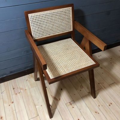 OEM Service Accepted Modern Design Solid Wood Rattan Chair