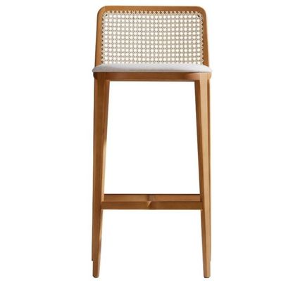 Commercial Furniture Wood Bar Chair Rattan Chairs Stool for Modern Style and Sale