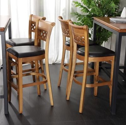 Modern Solid Wood High Back Dining Chair Blend of Style and Comfort