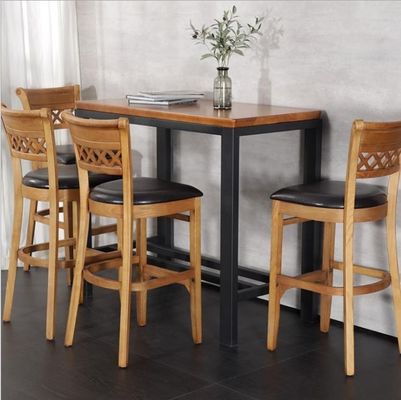 Modern Solid Wood High Back Dining Chair Blend of Style and Comfort