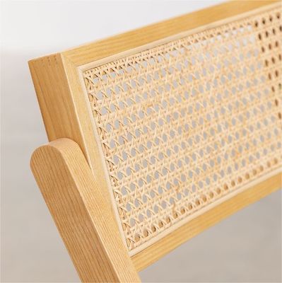 Modern Wood Chair Natural Rattan Solid Wood Folding Chair For Events With And Mail Packing Y